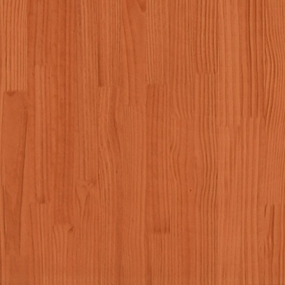 Lit cire marron 90x200 cm bois de pin massif
