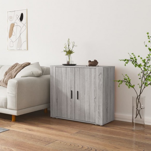 Buffet Sonoma gris 80x33x70 cm 