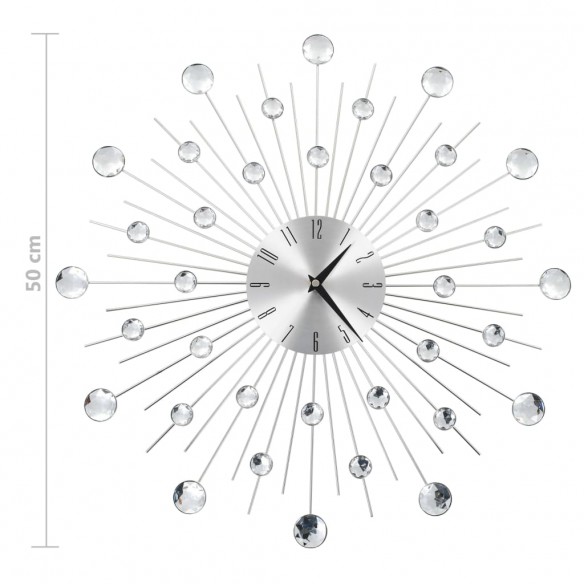 Horloge murale avec mouvement à quartz Design moderne 50 cm Horloge murale avec mouvement à quartz Design moderne 50 cm