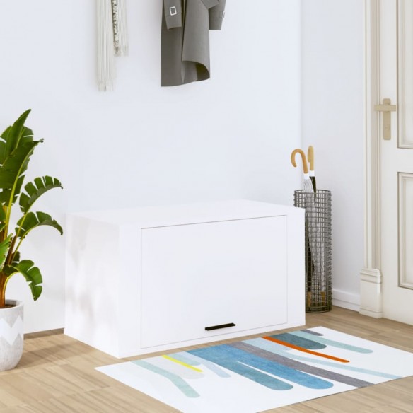 Armoire à chaussures murale Blanc 70x35x38 cm 