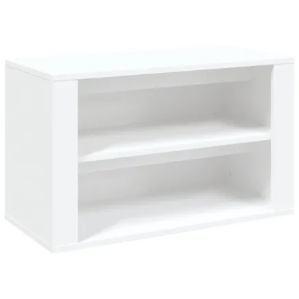 Étagère à chaussures Blanc 75x35x45 cm  2