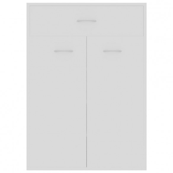 Armoire à chaussures Blanc 60x35x84 cm 