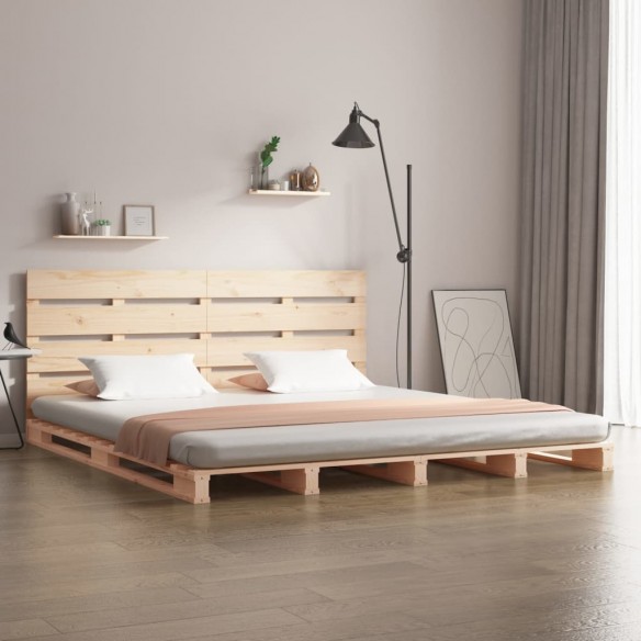 Lit 200x200 cm bois de pin massif