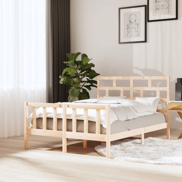 Lit Bois de pin massif 120x200 cm