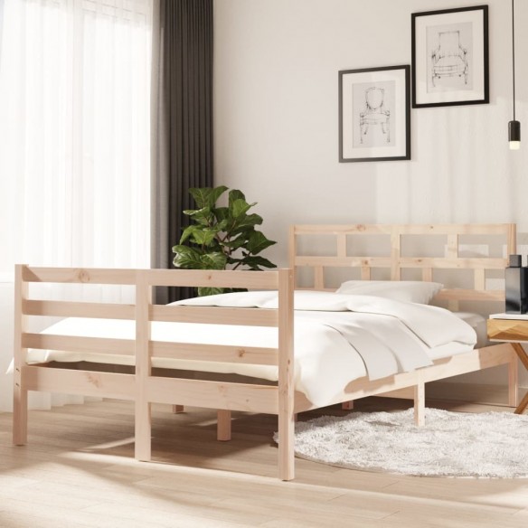 Lit Bois de pin massif 120x200 cm