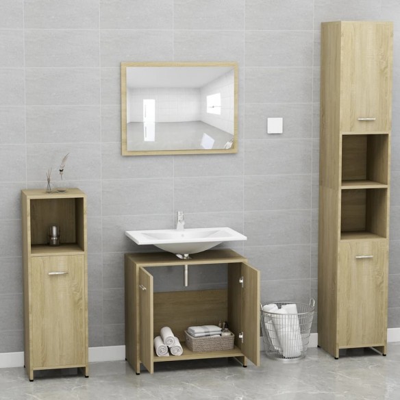 Meubles de salle de bain Chêne sonoma 