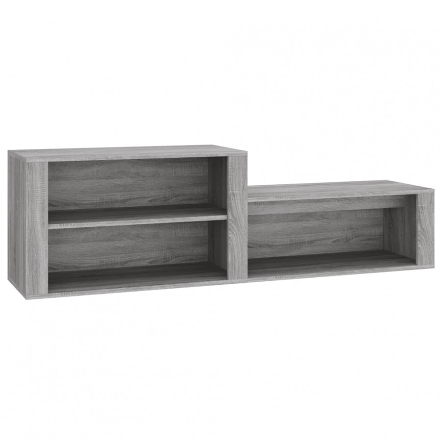Armoire à chaussures Sonoma gris 150x35x45 cm 