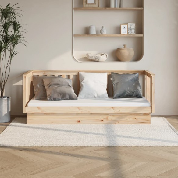 Lit de jour 75x190 cm Bois de pin massif
