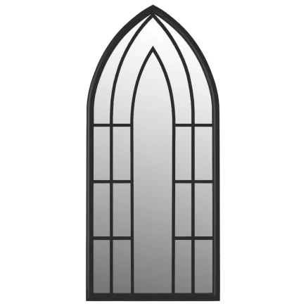 Miroir Noir 70x30 cm Fer pour utilisation à l'intérieur 2