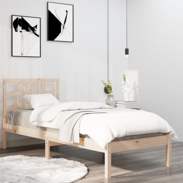 Lit Bois massif 90x200 cm
