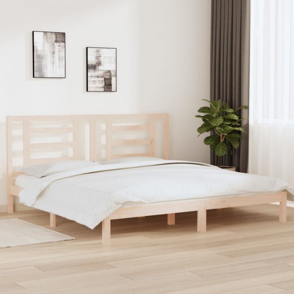 Lit Bois de pin massif 200x200 cm