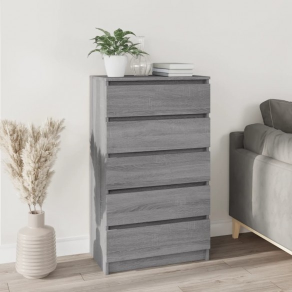 Commode Sonoma gris 60x36x103 cm 