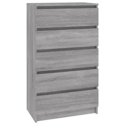 Commode Sonoma gris 60x36x103 cm  2