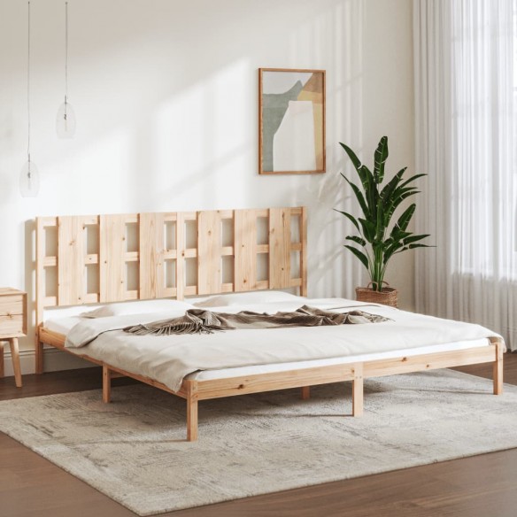 Lit Bois de pin massif 200x200 cm