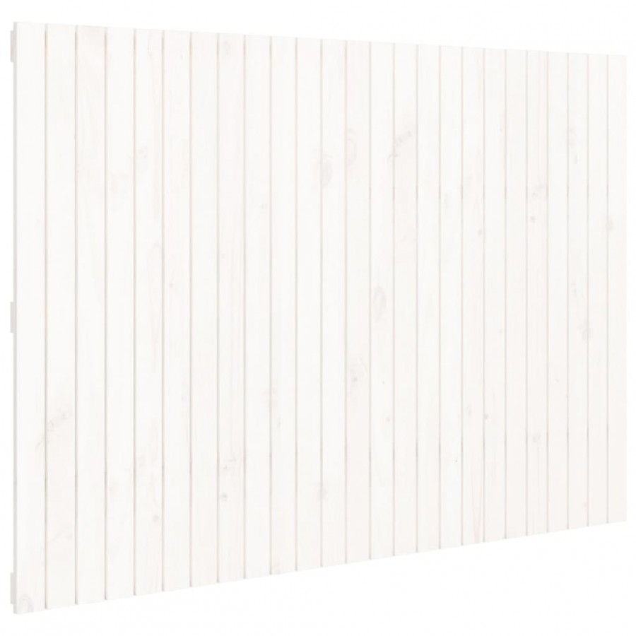 Tête de lit murale Blanc 159,5x3x110 cm Bois massif de pin