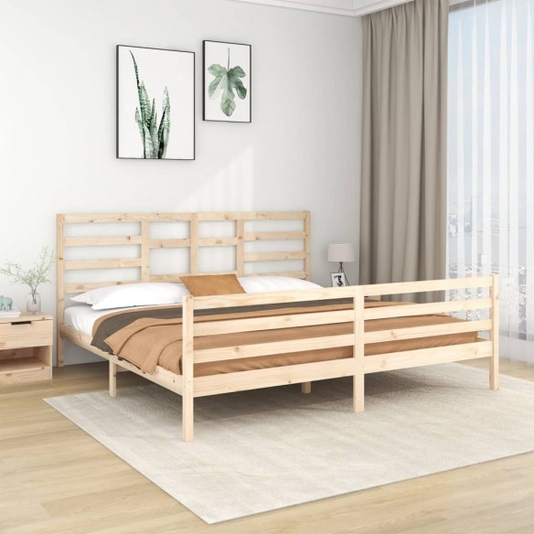 Lit Bois massif 200x200 cm