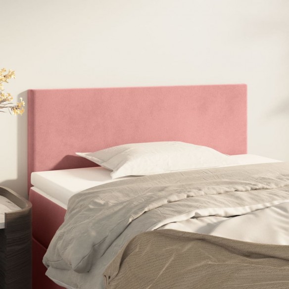 Tête de lit Rose 90x5x78/88 cm Velours