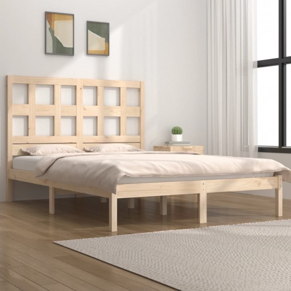 Lit Bois de pin massif 120x200 cm