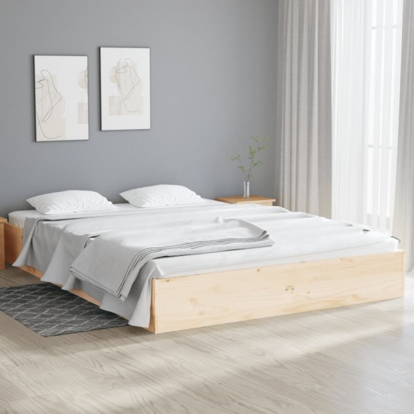 Lit bois massif 140x190 cm