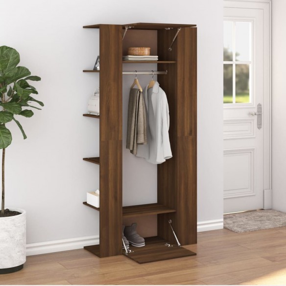 Armoires de couloir 2 pcs Chêne marron 