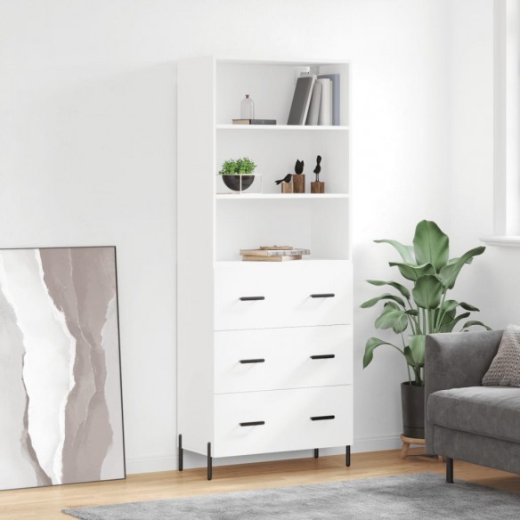 Buffet haut Blanc 69,5x34x180 cm 
