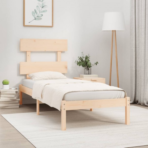 Lit Bois massif 90x200 cm