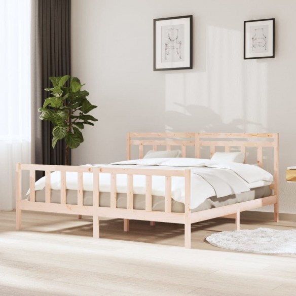 Lit Bois massif 200x200 cm