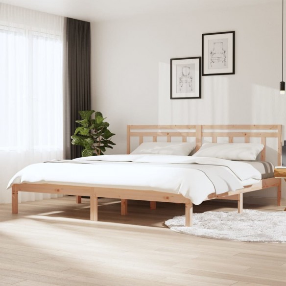 Lit Bois de pin massif 200x200 cm