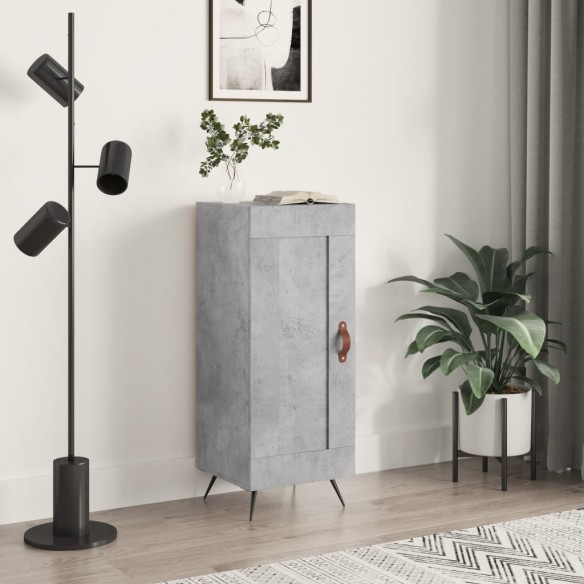 Buffet Gris béton 34,5x34x90 cm 