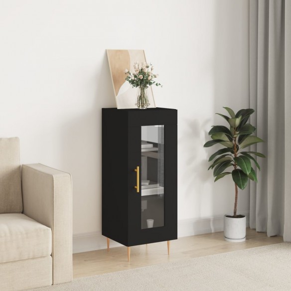 Buffet Noir 34,5x34x90 cm 