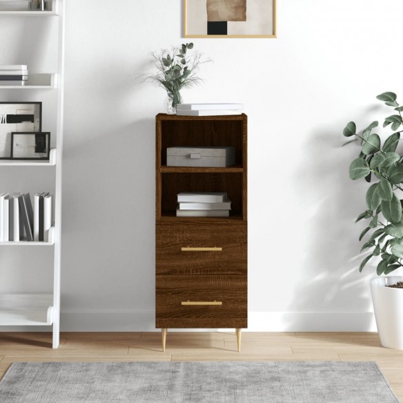 Buffet Chêne marron 34,5x34x90 cm 