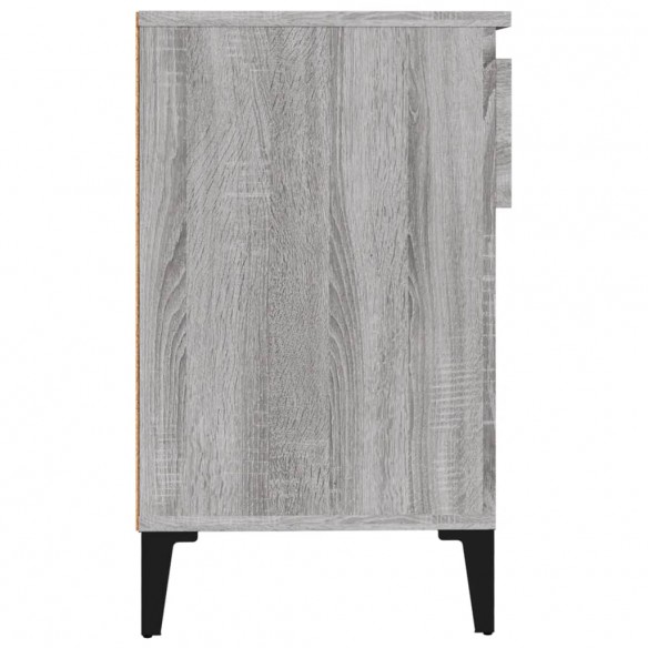 Armoire à chaussures Sonoma gris 102x36x60 cm 