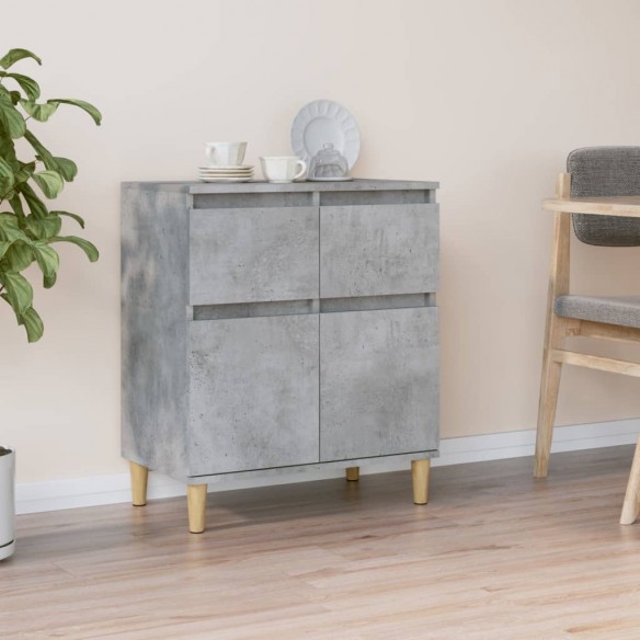Buffet Gris béton 60x35x70 cm 