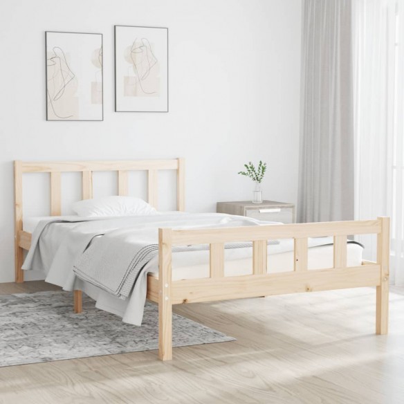 Lit bois massif 100x200 cm