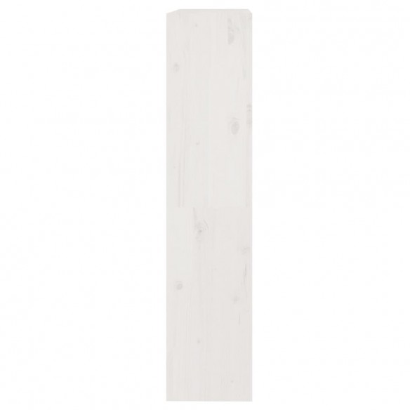 Bibliothèque/Séparateur de pièce Blanc 80x30x135,5cm Pin solide