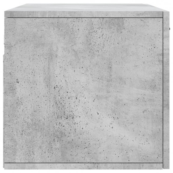 Armoire murale gris béton 80x36,5x35 cm bois d'ingénierie