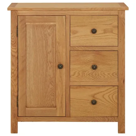 Armoire 70x35x75 cm Bois de chêne massif 2