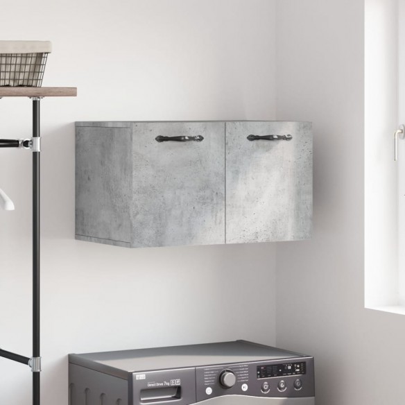 Armoire murale Gris béton 60x36,5x35 cm 