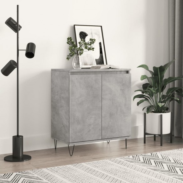 Buffet Gris béton 60x35x70 cm 