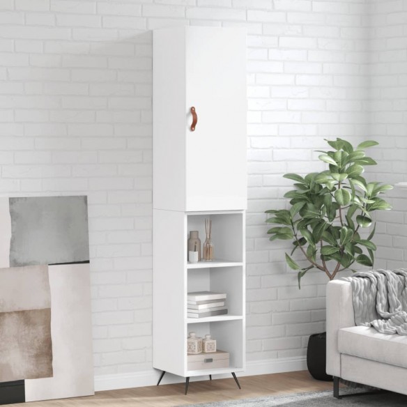 Buffet haut Blanc 34,5x34x180 cm 
