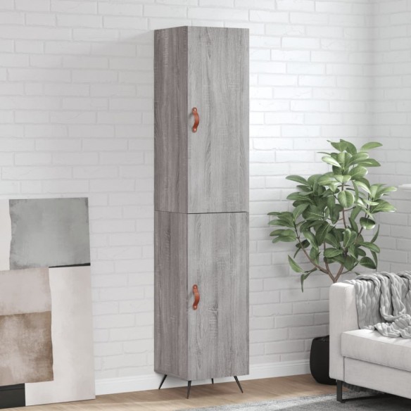 Buffet haut Sonoma gris 34,5x34x180 cm 