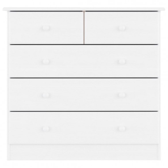 Commode ALTA blanc 77x35x73 cm bois massif de pin Commode ALTA blanc 77x35x73 cm bois massif de pin