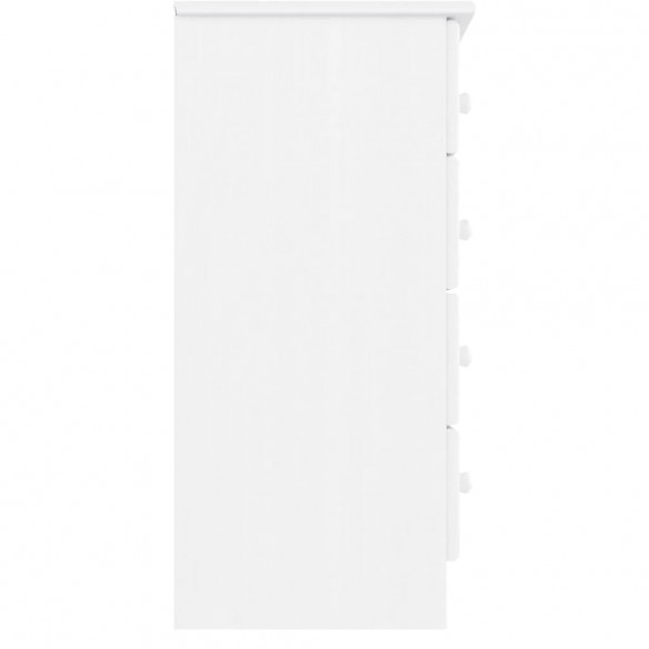 Commode ALTA blanc 77x35x73 cm bois massif de pin Commode ALTA blanc 77x35x73 cm bois massif de pin