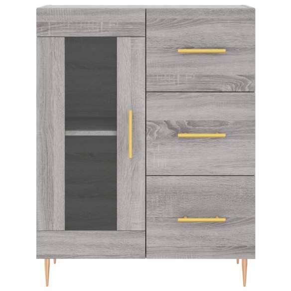 Buffet haut Sonoma gris 69,5x34x180 cm 