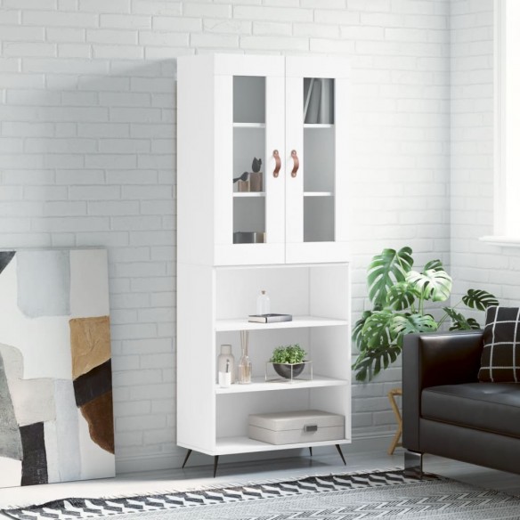 Buffet haut Blanc 69,5x34x180 cm 