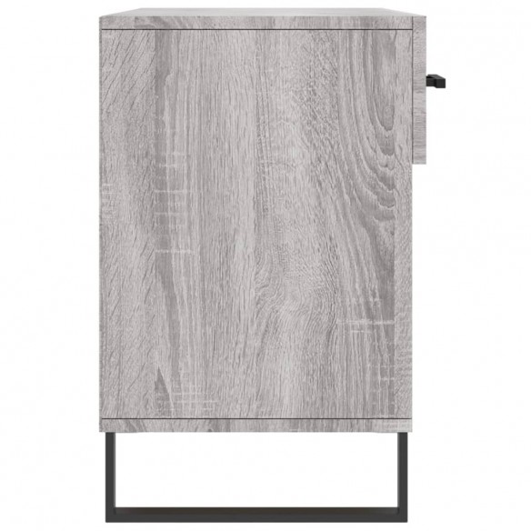 Banc à chaussures sonoma gris 102x35x55 cm bois d'ingénierie