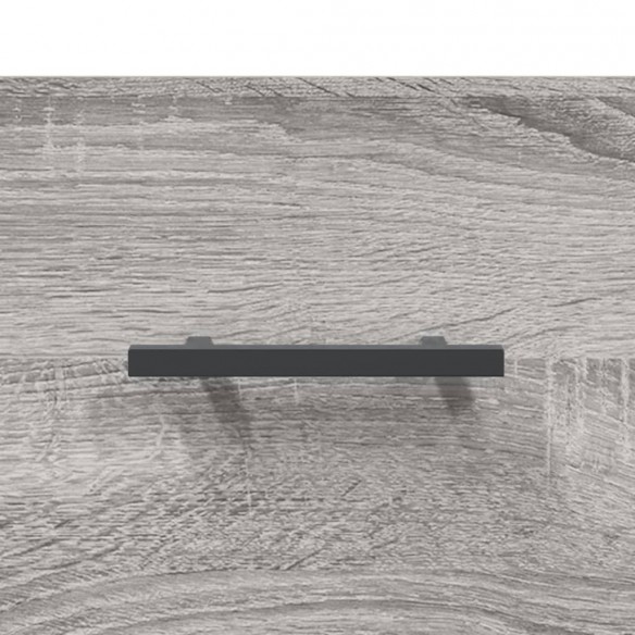 Banc à chaussures sonoma gris 102x35x55 cm bois d'ingénierie