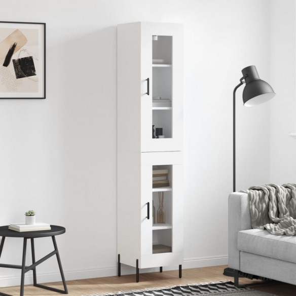 Buffet haut Blanc 34,5x34x180 cm 