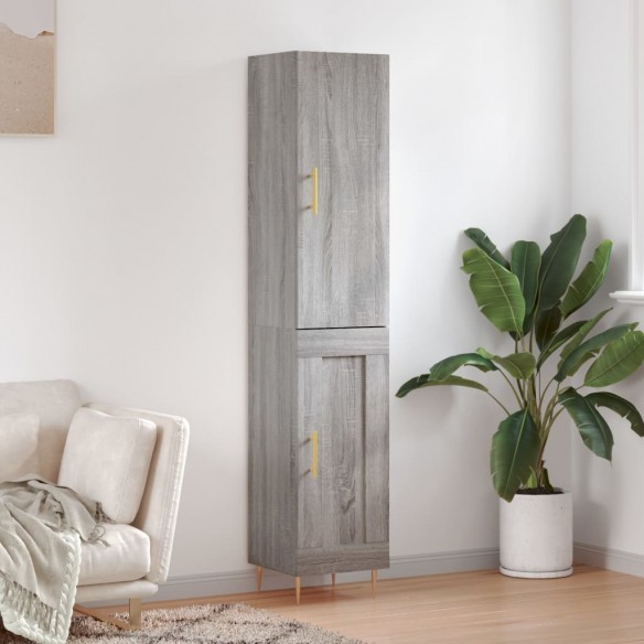 Buffet haut Sonoma gris 34,5x34x180 cm 