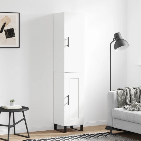 Buffet haut Blanc 34,5x34x180 cm 